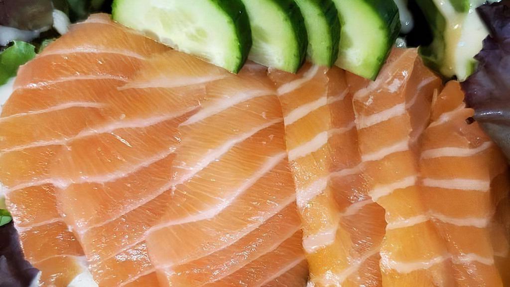 Salmon Bowl · This item may contain raw or undercooked ingredients or may be cooked to order. Consuming raw or undercooked meats, poultry, seafood, shellfish or eggs may increase your risk of food borne illness.