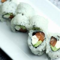 Philadelphia Roll · Salmon, cream cheese, avocado. This item may contain raw or undercooked ingredients or may b...