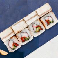 Feel The Eel & Cucumber Roll · Eel and cucumber wrapped in seasoned short-grain rice and a thin sheet of seaweed.