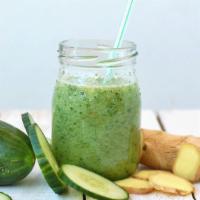 Green Tea Smoothie · Uplifting green tea smoothie with milk.