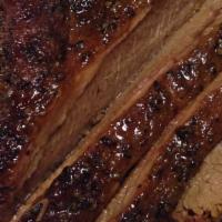 Brisket · Texas style beef slow smoked for 14-16 hours.