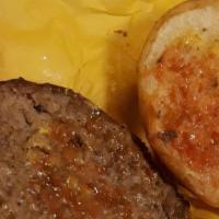 Plain Hamburger · Single 1/8 pound grilled patty