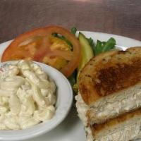 Tantalizing Tuna Melt · Albacore tuna with cheese on grilled rye or sourdough.