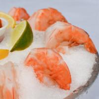 Ez Peel & Eat Shrimp · Chilled and served with citrus and cocktail sauce.