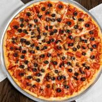 Combo 2 · Mushrooms, pepperoni, sausage.