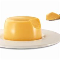 Flan Napoltino · Traditional sweet flan topped with a thin layer of caramel.