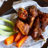 Smoked Chicken Wings · Dry Rubs: Korean BBQ | Mango Chipotle | Charcoal Mesquite
Sauces: BBQ | Spicy BBQ | Classic ...