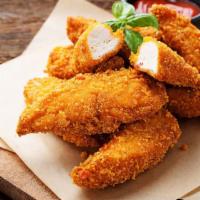 Chicken Fingers (5 Pcs) · Juicy tender crispy chicken.