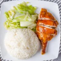 Soy Sauce Chicken Combo油鸡饭 · 