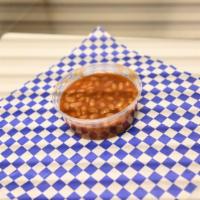 Bbq Beans · beans are baked with our homemade BBQ sauce