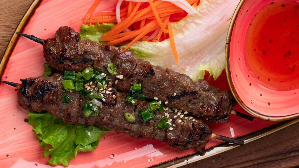 Grilled Beef Skewers · Beef Screw With Cucumber In Sweet And Sour Sauce.