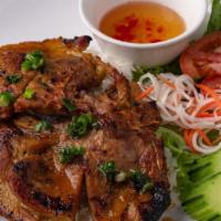  Grilled Pork Chop And Rice  · Rice With Grilled Grill Pork Chop.