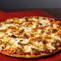 Rosati'S Monster · Pizza Sauce, Pizza Cheese, Mushrooms, Onions, Green Peppers, Pepperoni, Beef - Ground, Olive...