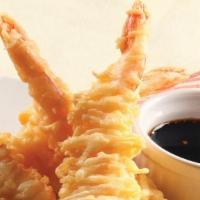Tempura Shrimp (6) · Lightly battered and fried, served with sweet tempura sauce. (6 pc)