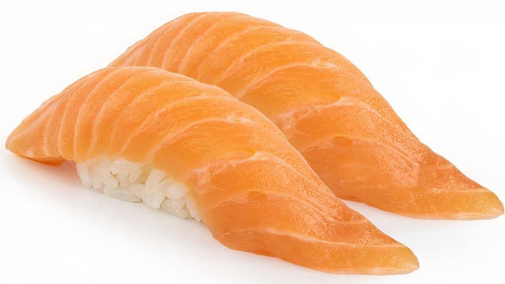 Salmon Nigiri /Sake · Consuming raw or undercooked seafood, or shellfish may increase your risk of foodborne illness.