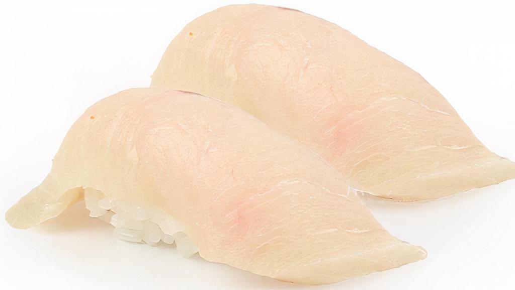 Yellowtail Nigiri /Hamachi · Consuming raw or undercooked seafood, or shellfish may increase your risk of foodborne illness.