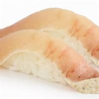 Albacore Tuna Nigiri /Shiro · Consuming raw or undercooked seafood, or shellfish may increase your risk of foodborne illne...
