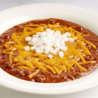 Chili Bowl · Our exclusive home-style, all-meat recipe.