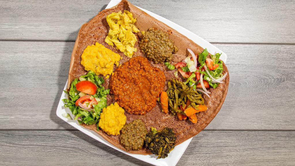 Veggie Combo · Veggie combo  is all lentils  and  3 different beans and  3 different greens making it all 6 options in one meal