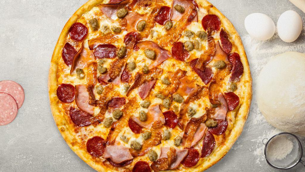 The Italian Special Pizza (12 In.) · Pepperoni, Canadian bacon, Italian sausage, mushrooms, black olives.