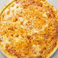 Quattro Formaggio Pizza (12 In.) · For those who love extra cheese! Mozzarella, parmesan, gorgonzola, and feta cheese.