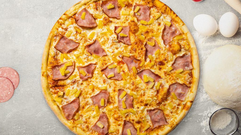 The Hawaiian King Pizza (12 In.) · Canadian bacon, and pineapple.