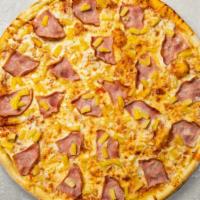 The Hawaiian King Pizza (14 In.)  · Canadian bacon, and pineapple.