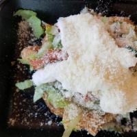 Sopes · fried beans, Any meat of choice, cheese, lettuce, sour cream