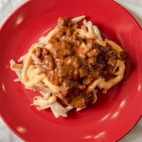 Chili Cheese Fries · French Fries topped with Cheese and Chili