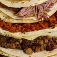Large Tacos · With your choice of meat.