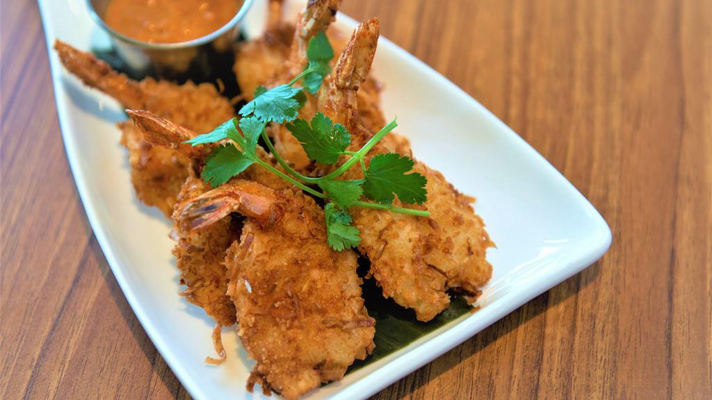 Aahaar Fried Coconut Prawns (7 Pcs.) (Nf) · Fried coconut prawns dusted with spices.