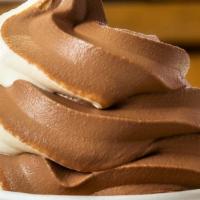 Chocolate Overload · 6 oz. Low fat frozen yogurt. Contains milk. 120 calorie.