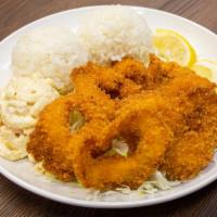 Fried Shrimp · Deep fried crispy shrimp served with lemon and tar tar sauce