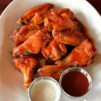 Halal Wings · Hot or Bbq upon request