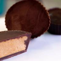 Jumbo Vegan Peanut Butter Cups · Sold in 6-pack. Creamy vegan peanut butter coated in vegan semi-sweet chocolate.