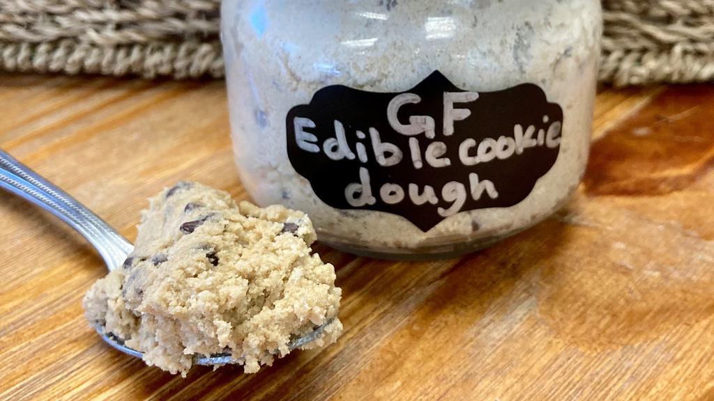 Gluten Free Edible Cookie Dough · Our edible chocolate chip cookie dough now made gluten free!