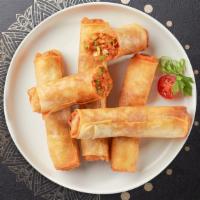 Spring & Proper Rolls · Crispy vegetable rolls served with sweet & sour chili sauce.