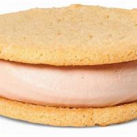 Strawberry Lemonade Ice Cream Sandwich · Ruby Jewel® strawberry ice cream sandwiched between two tart lemon cookies.