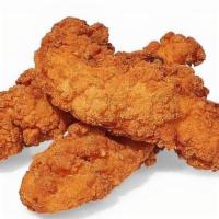 Chicken Tenders · 3 Pieces of Crispy Chicken Tenders with dipping sauces.