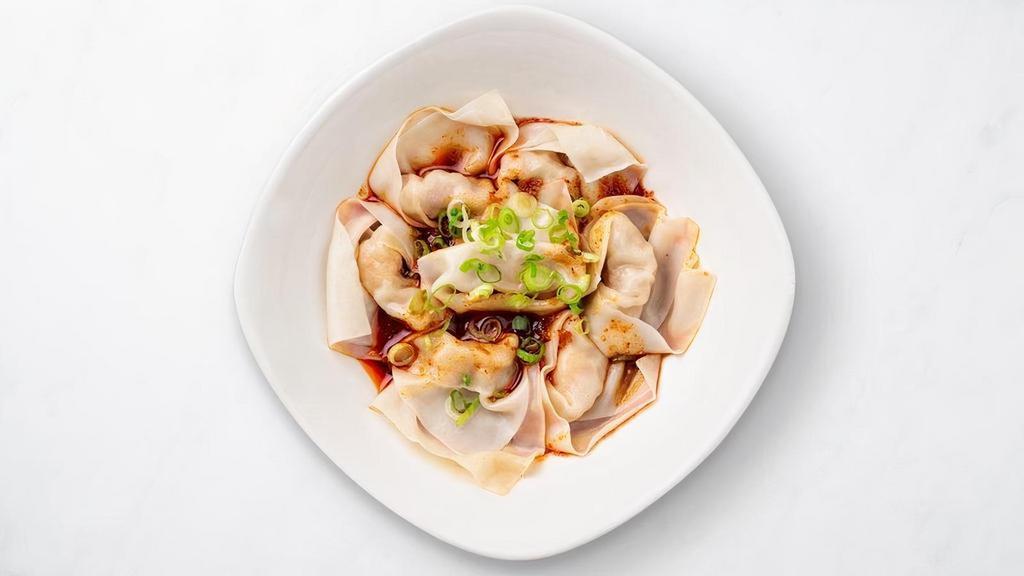 Shrimp & Kurobuta Pork Spicy Wontons (8 Each) · Served with our signature spicy sauce and topped with garlic and green onion, our handmade wontons are always a fan favorite.