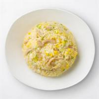 Shredded Kurobuta Pork Fried Rice · Tender strips of marinated Kurobuta pork, delicately-scrambled egg, freshly-chopped green on...