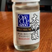 Ozeki One Cup · daiginjo sake, refreshingly fruity aroma with a crisp, dry taste (180ml)