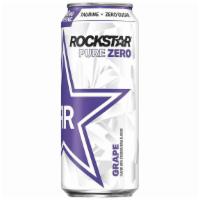Rockstar Energy Drink Pure Zero, Grape 16 Oz · 16 oz