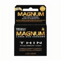 Trojan Magnum Thin Lubricated Condoms, 3 Count · 