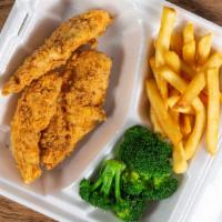 3 Pcs  · 3 chicken tenders with 2 sides