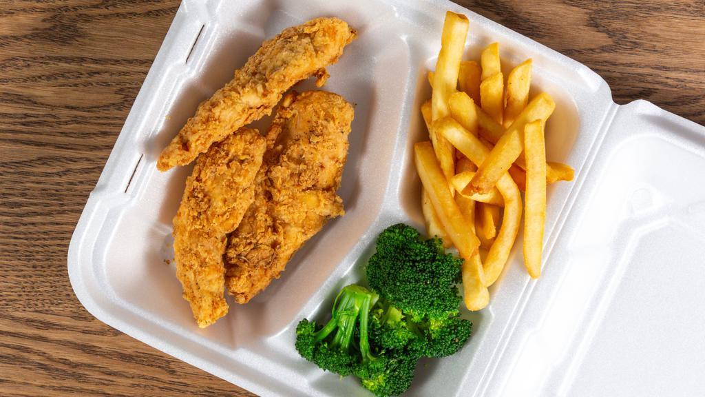 8 Pcs · 8 Chicken Tenders, 2 sides and a drink