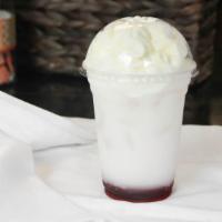Italian Sodas · club soda, half and half and your choice of flavor topped with our fresh whipped cream