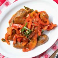 Italian Sausage & Oven Roasted Bell Peppers · 