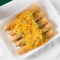 3 Rolled Tacos With  Cheese · 