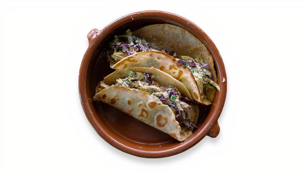 Tacos (2) · A generously stuffed pair of tacos, made to order with your custom specifications.